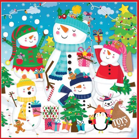 Winter holiday greeting card