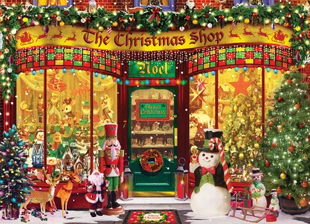 Charming festive Christmas shop