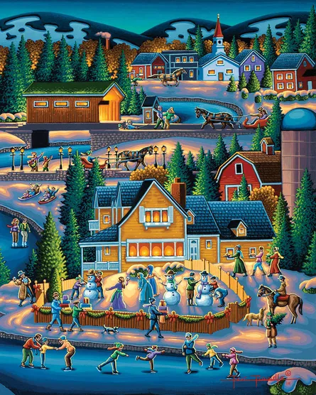 Winter festivities in town