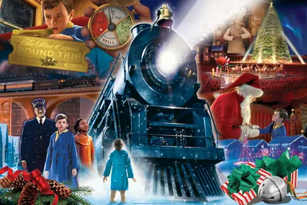 Magical holiday train adventure