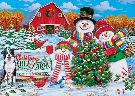 Christmas tree farm celebration