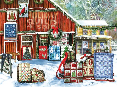 Christmas holiday store