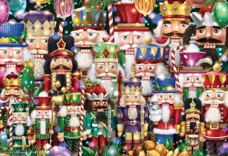 Colorful nutcracker collection