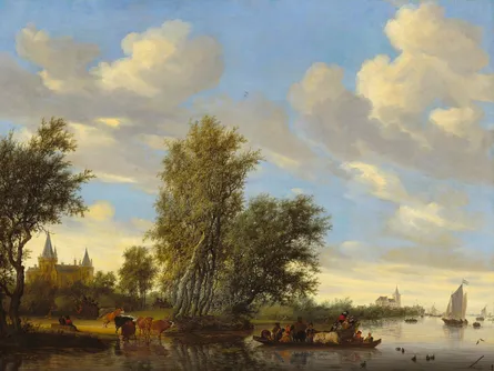 River scene with boats