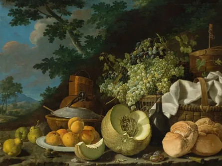 Fruit still life painting