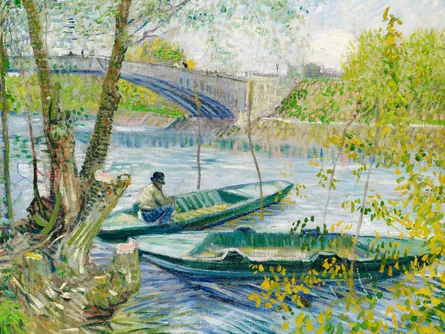 Artist's impression of river scene