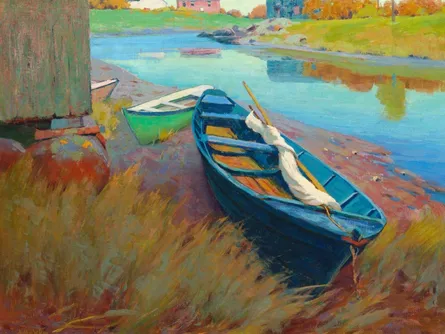 River scene with boats