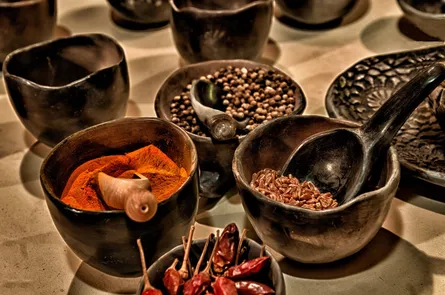 Variety of spices