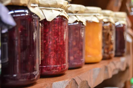 Jars full of jam