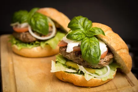 Two sandwiches on a cutting board