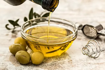 Bottle of olive oil