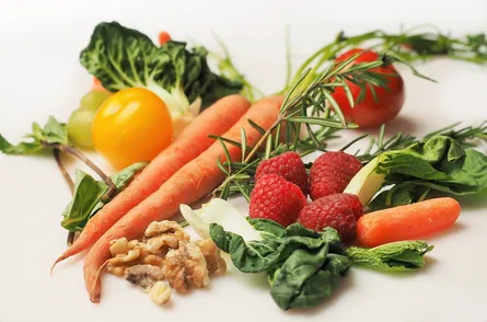 Vegetables on a plate