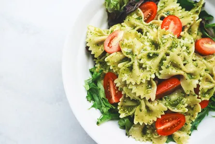 Pasta and tomatoes