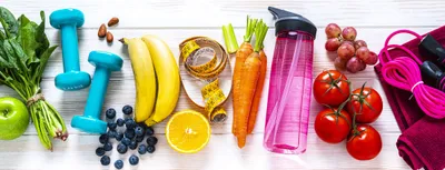 Colorful Produce on Banner