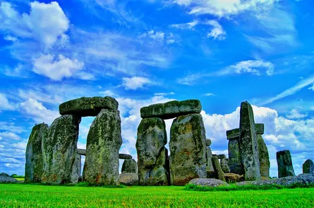 Old stone rock formation