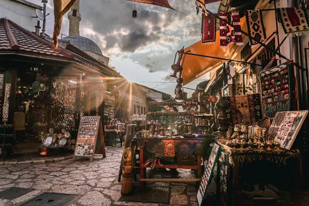 Open market on street