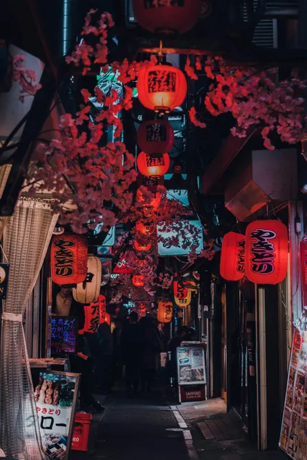 Japanese festival lanterns