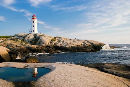 Lighthouse on coast